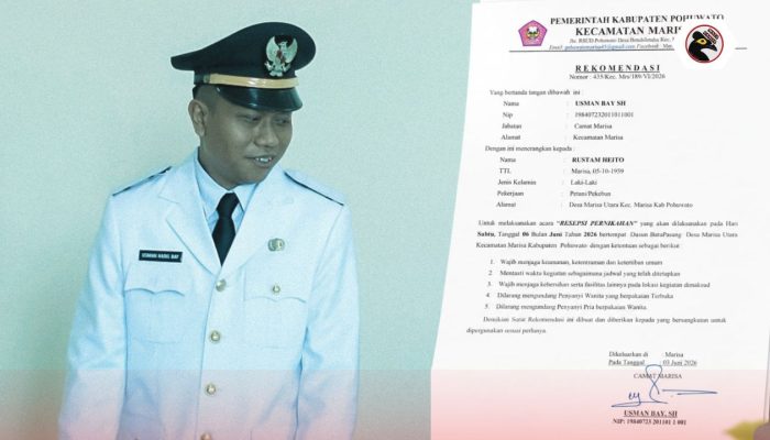 Jaga Norma Sosial dan Adat, Kecamatan Marisa Perketat Persyaratan Rekomendasi Acara Hiburan