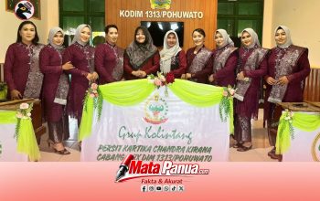 Semangat Kebersamaan dan Pelestarian Budaya Warnai Penampilan Persit KCK Pohuwato di Lomba Kolintang